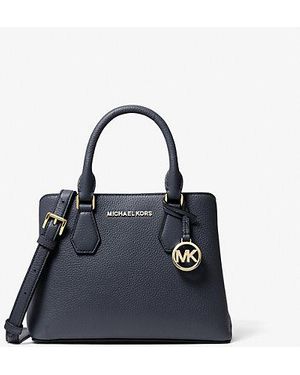 MICHAEL Michael Kors Mkbolso Satchel Camille Pequeño De Piel Granulada - Azul