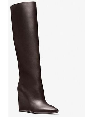 Michael Kors Jodi Leather Tall Boot - Brown