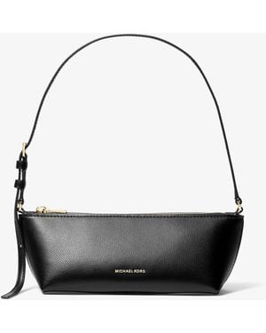 Michael Kors Laila Small Leather Pochette - Black