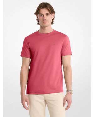 Michael Kors Mk Cotton T-Shirt - Red