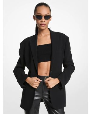 Michael Kors Crepe Blazer - Black