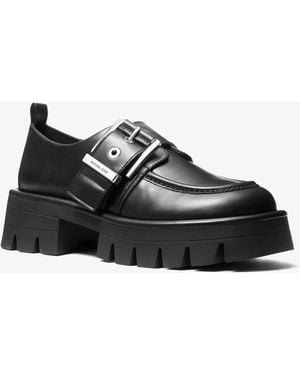 MICHAEL Michael Kors Colby Leather Loafer - Black
