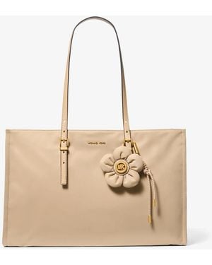 MICHAEL Michael Kors Mk Zadie Medium Nylon Tote Bag - Natural