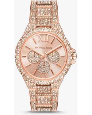 Michael Kors Oversized Camille Pavé-Tone Watch - Multicolour