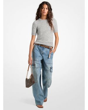 MICHAEL Michael Kors Mkvaquero Cargo Multibolsillos De Denim - Azul