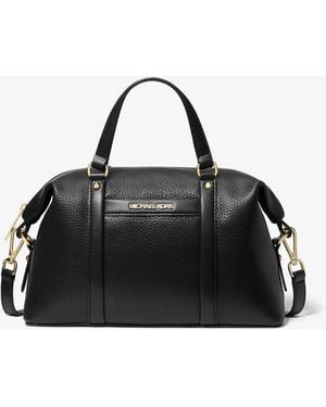 Michael Kors Outlet Mk Beck Small Satchel - Black