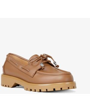 Michael Kors Kenny Leather Loafer - Natural