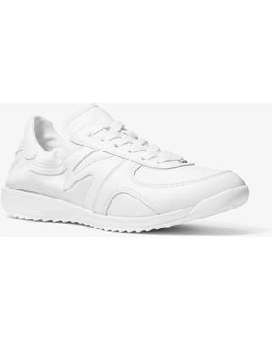 MICHAEL Michael Kors Mk Colt Leather Trainer - White