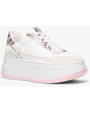 MICHAEL Michael Kors Mk Sneaker Hayes - Bianco
