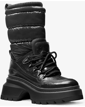 MICHAEL Michael Kors Mkbota Shiloh De Varios Materiales - Negro