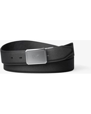 Michael Kors Michael Kors Reversible Leather Belt - White