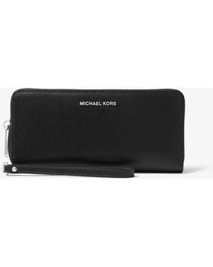 Michael Kors Michael Jet Set Large Flat Multifunction Phone Case - Black