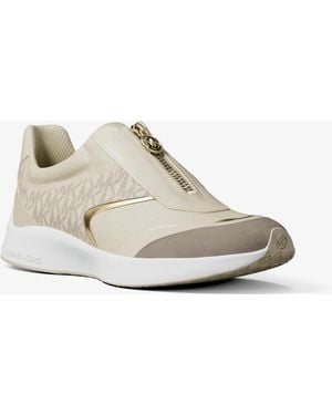 MICHAEL Michael Kors Mk Thea Mixed-Media Trainer - White