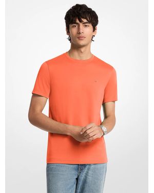 Michael Kors Mk Cotton T-Shirt - Orange