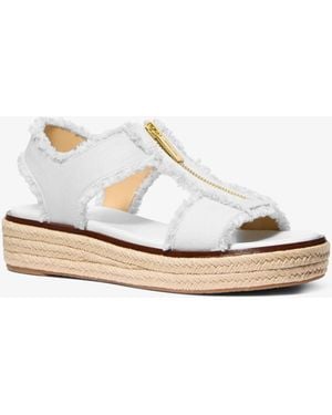 MICHAEL Michael Kors Mk Sandalo Espadrilla Berkley - Bianco