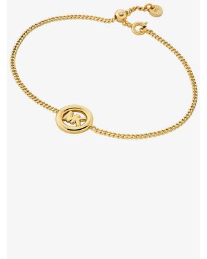 Michael Kors Mkpulsera Con Cierre Deslizante Y Logotipo - Blanco