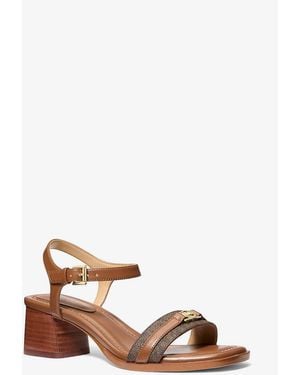 MICHAEL Michael Kors Mksandalia Mandy Con Logotipo - Marrón