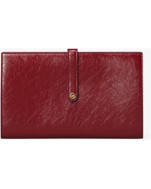 MICHAEL Michael Kors Michael Kors Jet Set Travel Large Wallet - Red