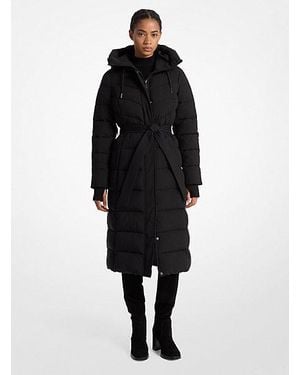 Michael michael kors quilted nylon and faux fur puffer sale
