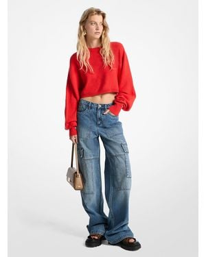 MICHAEL Michael Kors Mk Pullover A Maniche Dolman - Rosso