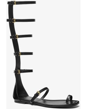 Michael Kors Mksandalia De Gladiador Juliette De Piel - Blanco