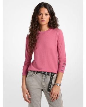 MICHAEL Michael Kors Mk Wool Jumper - Red