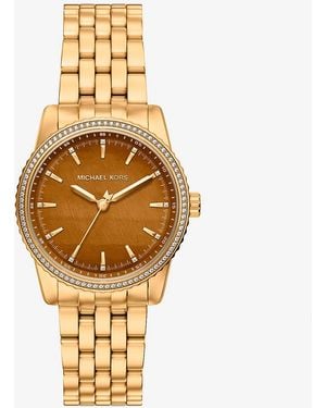 Michael Kors Mk Bryant Pavé-Tone Watch - Metallic