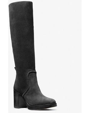 MICHAEL Michael Kors Mk Stiefel Hayden Aus Wildleder - Schwarz