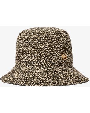 MICHAEL Michael Kors Mk Crocheted Bucket Hat - Natural