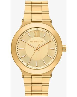 Michael Kors Oversized Billie-Tone Watch - Metallic