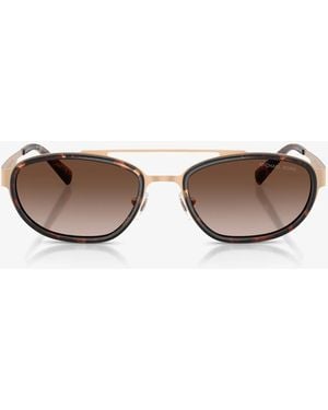 Michael Kors Mk Occhiali Da Sole Suffolk - Bianco