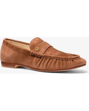 MICHAEL Michael Kors Mk Jennings Suede Loafer - Brown