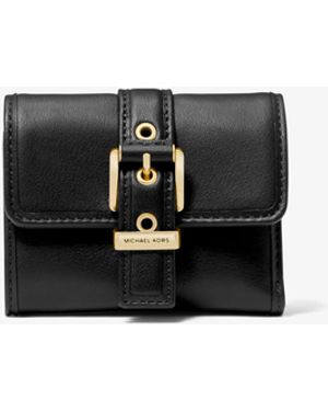 MICHAEL Michael Kors Mk Colby Small Leather Tri-Fold Wallet - White