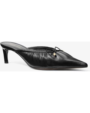 MICHAEL Michael Kors Michael Kors Lizzie Leather Mule - White