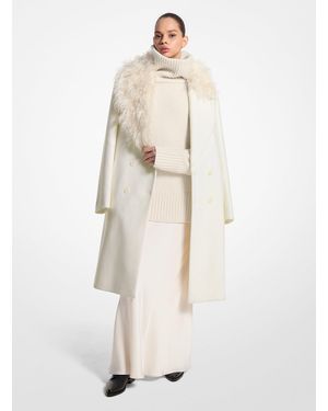 Michael Kors Mk Cappotto Doppiopetto - Neutro