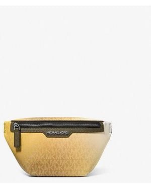 Michael Kors Cooper Ombré Signature Logo Sling Pack - Green