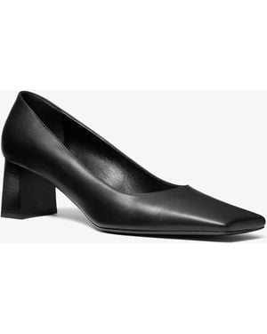 Michael Kors Michael Kors Maria Leather Pump - Black