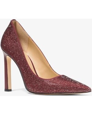 MICHAEL Michael Kors Mk Amara Embellished Pump - Red