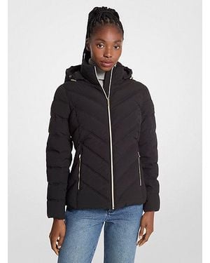 Michael Kors Packable Quilted Puffer Jacket in Natural Lyst