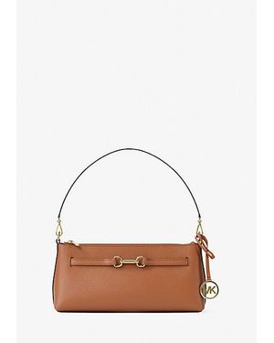 Michael Kors Carson Small Leather Convertible Crossbody Bag - White