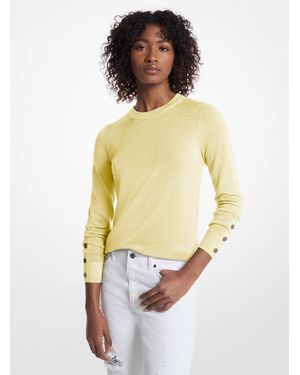 MICHAEL Michael Kors Mk Merino Wool Jumper - Yellow