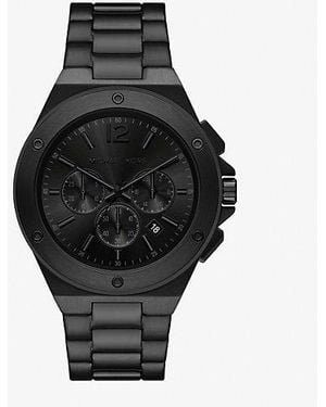 Michael Kors Oversized Lennox-Tone Watch - Black