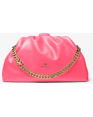 Michael Kors Pochette Nola extra-large in similpelle - Rosa