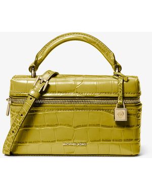 MICHAEL Michael Kors Jana Extra Small Top Handle Crossbody Bag - Yellow