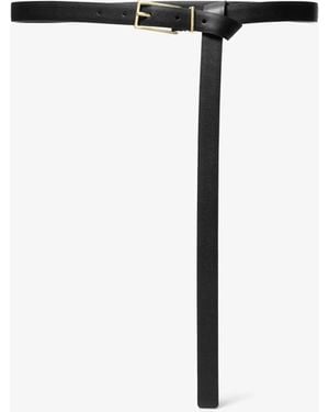 Michael Kors Leather Belt - White