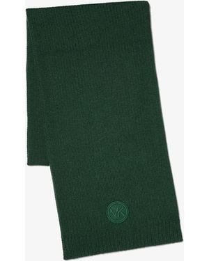 Michael Kors Mk Knit Scarf - Green