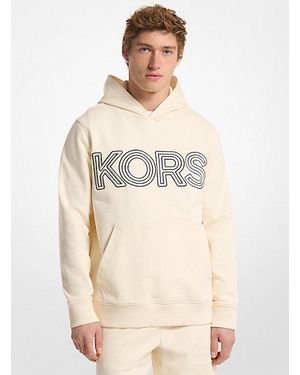 Michael Kors Logo Cotton Hoodie - Natural