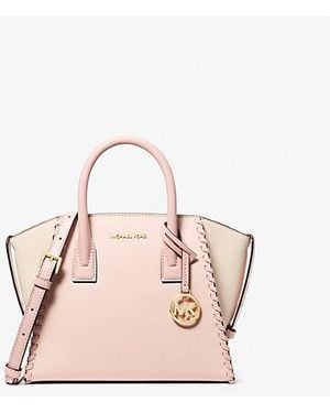 Michael Kors Avril Small Leather Satchel - Pink