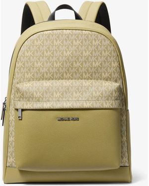 Michael Kors Pacey Signature Logo Backpack - Natural