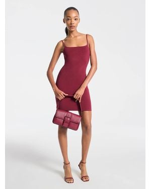 MICHAEL Michael Kors Mk Stretch Knit Cami Dress - Red